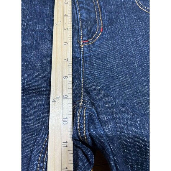 Tommy Hilfiger Jeans Womens Size 6 Mid Rise Straight Denim Unhemmed Y2K - Picture 7 of 7